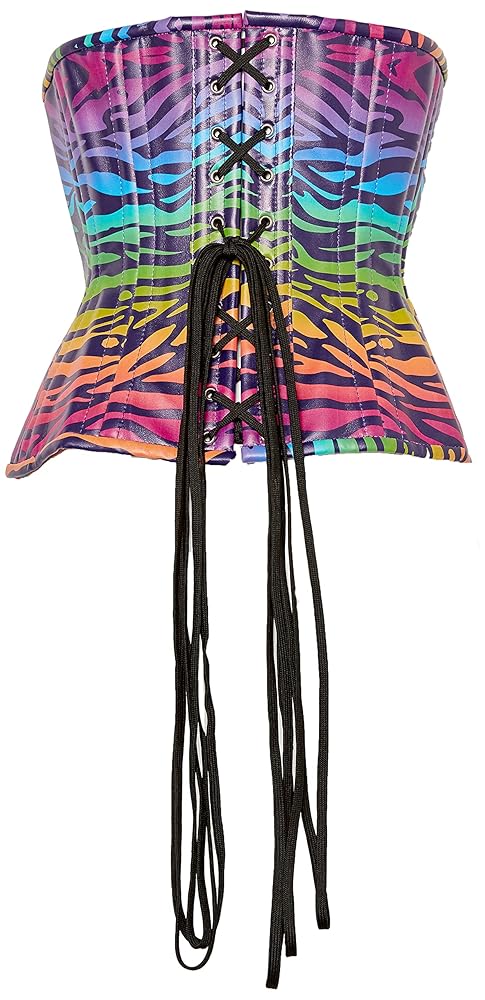 Amazon.com: Daisy Corsets Top Drawer Rainbow Print Double